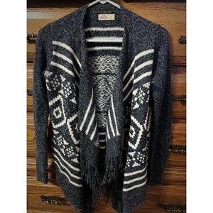 • Hollister Tribal Aztec Cardigan Sweater •